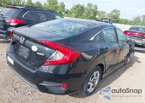 2017 Honda Civic Lx из США, поврежденный, VIN 19XFC2F53HE068280